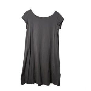 Gray Short Sleeve Dress